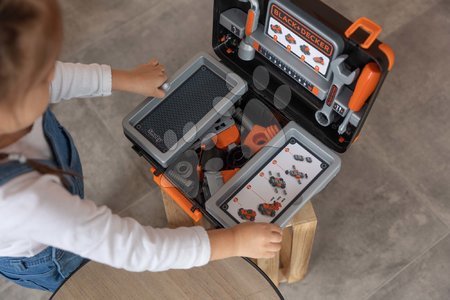 Játék szerelőasztalok - Szerszámos koffer Bricolo Box Black&Decker Smoby - 8