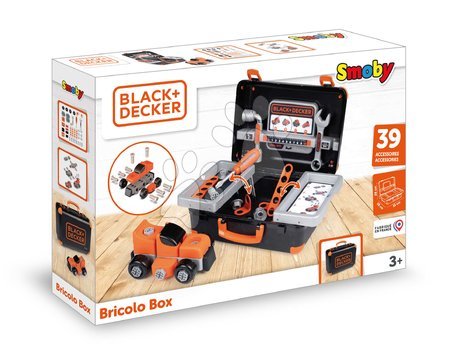 Játék szerelőasztalok - Szerszámos koffer Bricolo Box Black&Decker Smoby - 17