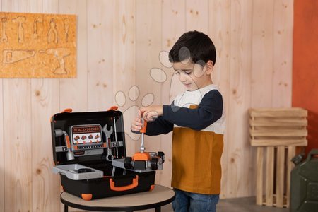 Játék szerelőasztalok - Szerszámos koffer Bricolo Box Black&Decker Smoby - 9