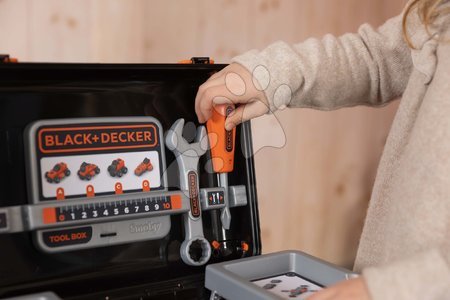 Kinderwerkstatt - Arbeitsköfferchen Bricolo Box Black&Decker Smoby - 11