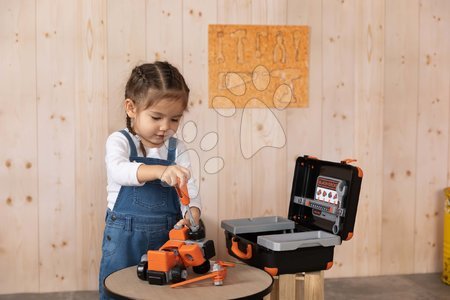 Pracovná detská dielňa - Pracovný kufrík Bricolo Box Black&Decker Smoby - 13