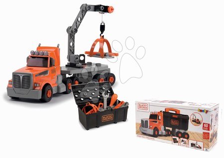 Pracovná detská dielňa - Kamión s pracovným kufríkom Black&Decker Truck Smoby - 4