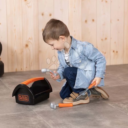 Nářadí a nástroje - Kufřík s pracovním nářadím Black&Decker Tool Box Smoby - 2