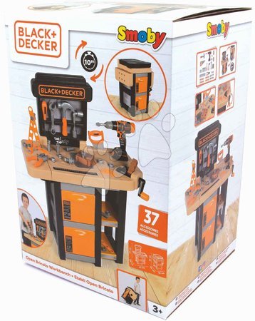 Atelier pour enfants - Atelier de travail Open Bricolo Workbench Black&Decker Smoby - 7