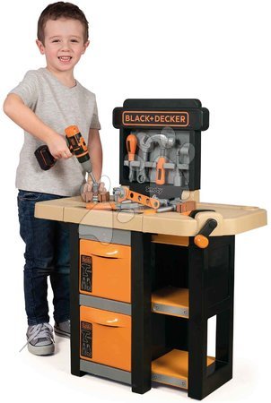 Pracovná detská dielňa - Pracovná dielňa Open Bricolo Workbench Black&Decker Smoby - 4