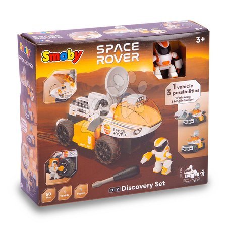 BIG-Bloxx Bausätze als Lego - Bausatz Weltraumauto 3in1 Space Rover Discovery Set Smoby - 13