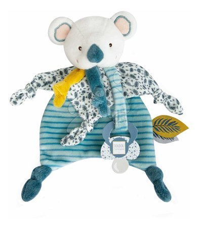 Juguetes de peluche | Página 11 - Koala de peluche con clip para chupete Yoca le Koala Doudou Holder Doudou et Compagnie