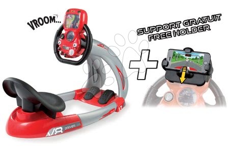 Negozi per bambini set - Set negozio elettronico con bilancia e scanner Super Market a simulatore di guida V8 Driver Smoby - 13