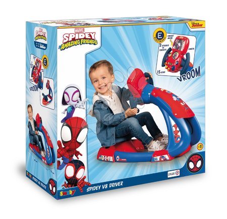 Simulador de conducción para niños - Entrenador Spidey V8 Driver Marvel Smoby - 7