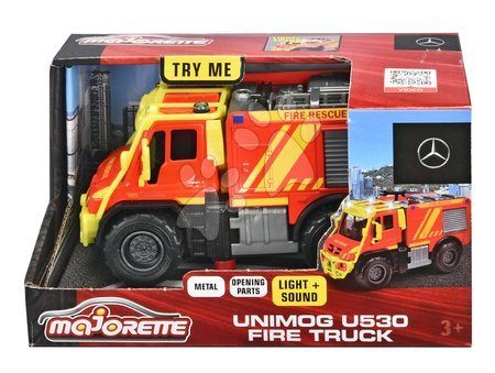 Teherautók - Tűzoltókocsi Unimog U530 Fire Truck Majorette - 1