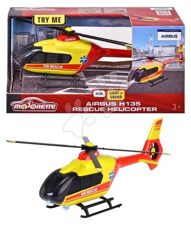 Játékautók  - Mentőhelikopter Airbus H135 Rescue Helicopter Majorette - 4