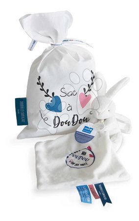 Comforters - Plyšový zajačik na maznanie Mon Doudou Unicef Collection Doudou et Compagnie - 5