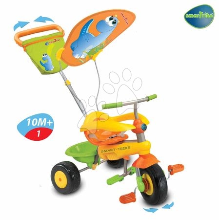 Triciklik 10 hónapos kortól - Tricikli CANDY Dínó smarTrike - 2