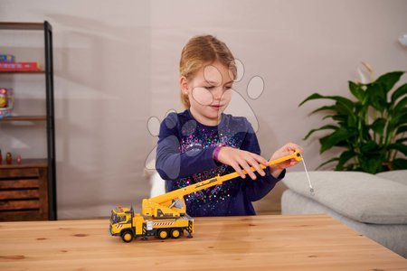 Játék építőgépek - Építőipari játékautó daruval Volvo Truck Crane Majorette - 7