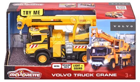 Macchine  di costruzione - Macchina da cantiere con gru Volvo Truck Crane Majorette - 4