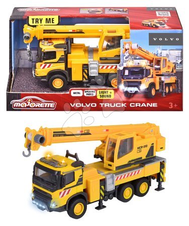 Macchine  di costruzione - Macchina da cantiere con gru Volvo Truck Crane Majorette - 5