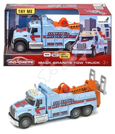 Tovornjaki - Avtomobilček avtovleka Mack Granite Tow Truck Majorette - 4