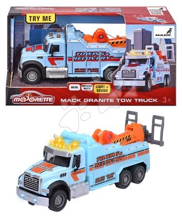 Teherautók - Vontatókocsi Mack Granite Tow Truck Majorette - 5