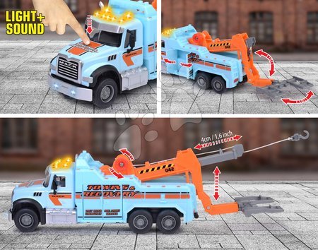 Teherautók - Vontatókocsi Mack Granite Tow Truck Majorette - 7