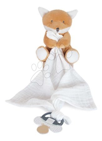 Baby and toddler toys | Page 3 - Plush fox with pacifier cord Fox Dummy Holder Unicef Collection Doudou et Compagnie