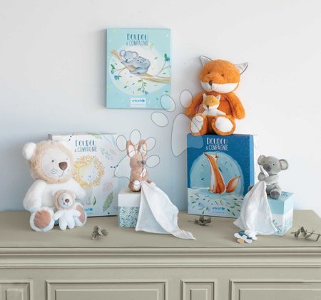 Plush animals - Plyšová líška s mláďatkom Fox Unicef Collection Doudou et Compagnie - 6