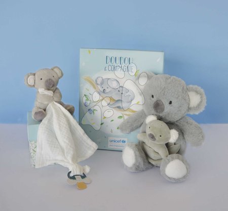 Plush animals - Plyšová koala s mláďatkom Koala Unicef Collection Doudou et Compagnie - 3