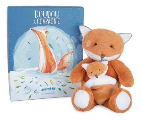 Plyšové hračky | Strana 5 - Plyšová liška s mláďátkem Fox Unicef Collection Doudou et Compagnie_1