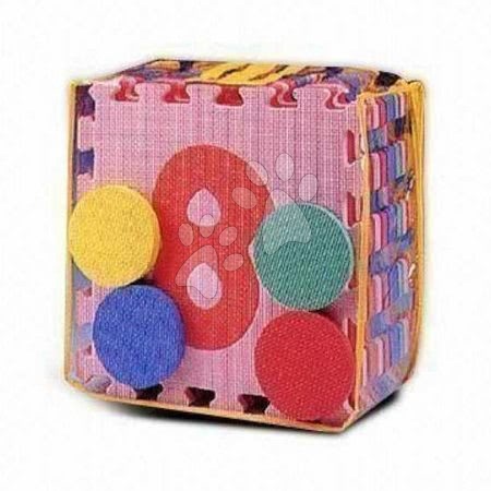 Puzzle iz pene - Puzzle 14 ks Hop-Scotch - hop 10 x 30*30*1 cm čísla + 4 puky - 2