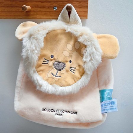 Gyerek hátizsák - Plüss hátizsák Lion Backpack Unicef Collection Doudou et Compagnie - 1