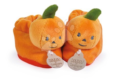 Babybedarf | Seite 11 - Hausschuhe für Babys Kürbis Booties My First Halloween Doudou et Compagnie