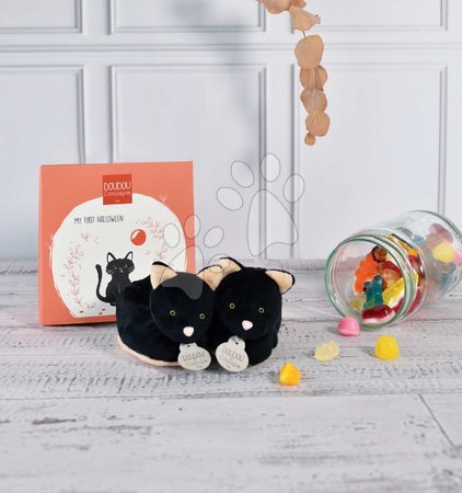 Artículos para bebés | Página 11 - Papučky pre bábätko Mačička Booties My First Halloween Doudou et Compagnie_1