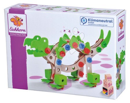 Giochi di costruzioni in legno Eichhorn - Drevená stavebnica Dinosaurus Constructor Eichhorn - 4