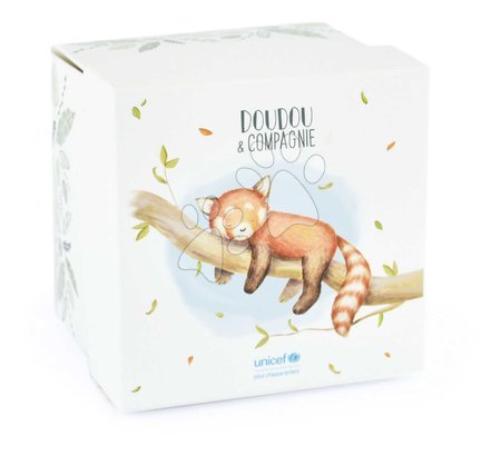 Comforters - Plyšová panda na maznanie Red Panda Unicef Collection Doudou et Compagnie - 3