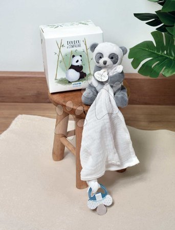 Doudou et Compagnie - Plyšová panda na maznanie Panda Unicef Collection Doudou et Compagnie_1