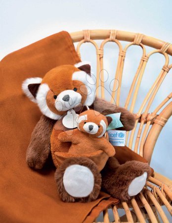 Plush animals - Plyšová panda s mláďatkom Red Panda Unicef Collection Doudou et Compagnie - 2