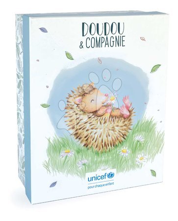 Plush animals - Plyšový ježko s mláďatkom Hedgehog Unicef Collection Doudou et Compagnie - 3