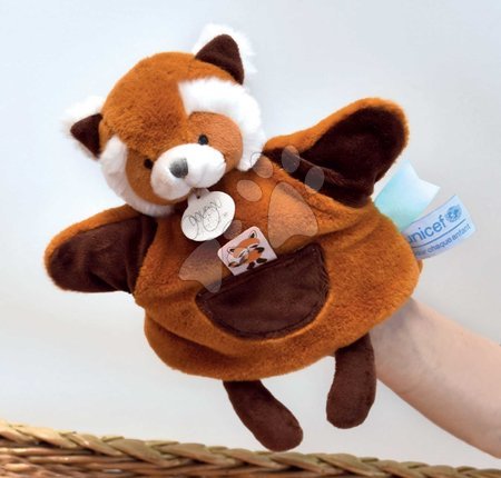 Juguetes de peluche | Página 6 - Panda de peluche para teatro de marionetas Red Panda Hand Puppet Colección Unicef Doudou et Compagnie_1