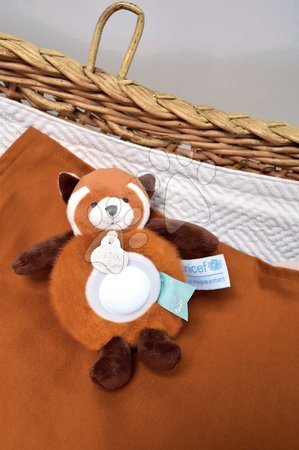 Soft puppets - Plyšová panda na bábkové divadlo Red Panda Hand Puppet Unicef Collection Doudou et Compagnie - 2