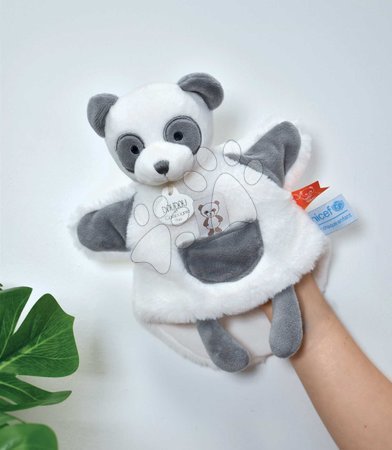 Juguetes de peluche | Página 6 - Panda de peluche para teatro de marionetas Panda Hand Puppet Unicef Collection Doudou et Compagnie_1