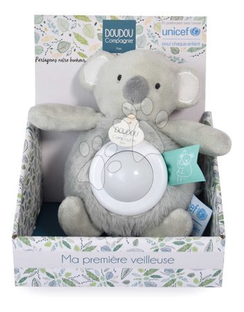 Plyšové a textilní hračky - Plyšová koala se světlem Koala Nightlight Unicef ​​Collection Doudou et Compagnie - 2