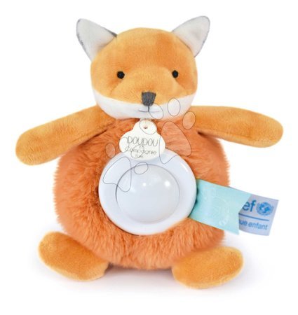 Doudou et Compagnie - Plyšová líška so svetlom Fox Nightlight Unicef Collection Doudou et Compagnie