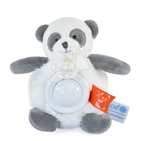 Doudou et Compagnie - Plyšová panda so svetlom Panda Nightlight Unicef Collection Doudou et Compagnie