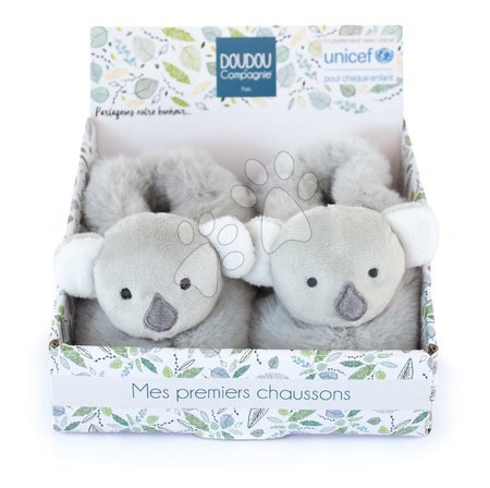 Ropa para bebés - Papučky pre bábätko Koala Unicef Collection Doudou et Compagnie - 2