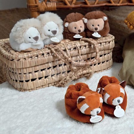 Ropa para bebés - Papučky pre bábätko Red Panda Unicef Collection Doudou et Compagnie - 4