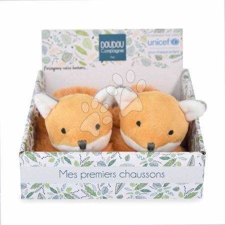 Ropa para bebés - Papučky pre bábätko Fox Unicef Collection Doudou et Compagnie - 2