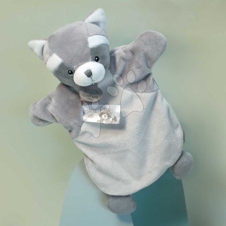  - Plyšový medvedík čistotný na bábkové divadlo Raccoon Hand Puppet Doudou et Compagnie_1