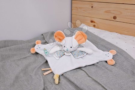 Juguetes para acariciar y dormir - Plyšová myška na maznanie a bábkové divadlo Mouse Doudou et Compagnie - 3