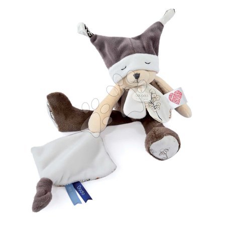 Teddy bears - Plyšový medvedík s handričkou Plush Bear Taupe Doudou et Compagnie_1