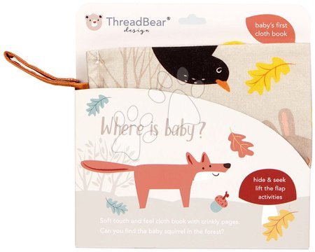 Hračky na mazlení DouDou - Textilní knížka Where Is Baby Activity Book ThreadBear - 6