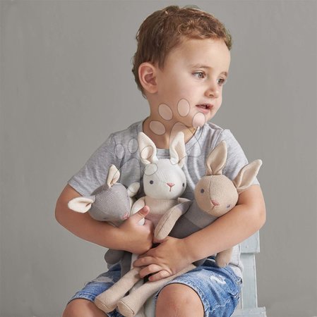 Bambole di stoffa - Bambola lavorata a maglia coniglietto Baby Threads Cream Bunny ThreadBear  - 3